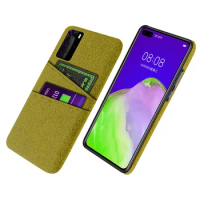 P40 Pro Case for Huawei P40 Pro Case Dual Card Fabric Cloth Luxury Cover On for Huawei P40 Pro ELS-N