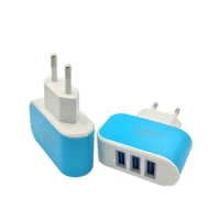 3USB Ports Multi Power Adapter Travel Wall AC Charger EU Plug for iPhone Android