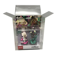 Transparent Box Protector For Splatoon 2/Off the Hook/Nintendo Amiibo Collect Boxes TEP Storage Game Shell Clear Display Case