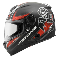 【ASTONE】GT1000F AC9 蠍子 消光碳纖/紅(碳纖維 全罩式 安全帽)