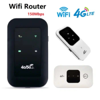 4G/5G LTE WIFI Router 150Mbps 4G Phone Wireless Router With Sim Card Slot Portable Pocket MiFi Modem Car Mobile Wifi Hotspot