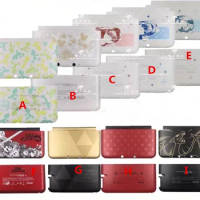 New Top Bottom Cover Case For 3DS XL 3DSLL Console Limited Red Blue Color Protector Shell For 3DSXL 3DSLL