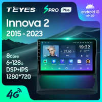TEYES SPRO Plus For Toyota Innova 2 2015 - 2023 Car Radio Multimedia Video Player Navigation GPS Android 10 No 2din 2 din dvd