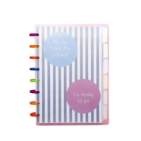 A5 B6 Disc Binder Discbound Notebooks Planner Diy Discbound Discs Loose Leaf Binding Rings Diary