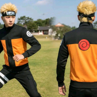 jaket anime cosplay naruto shipuden kerah Keren Pria  Wanita Unisex Fleece Distro