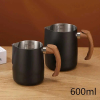 LEESEPH Gelas Milk Jug Latte Art Stainless Steel with Scale LS9 Grinder Kopi Saringan Tanpa Ampas Me