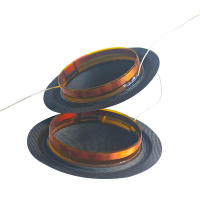 Aksesori DIY Treble KSV, 1PC, Arah Sama, Gegelung Suara Tweeter 25.5mm, Membran Sutera 6OHM dan 8ohm