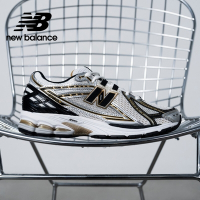 (金秀賢同款)【New Balance】 復古鞋_白黑金色_中性_M1906RA-D楦