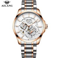 AILANG Military Mens Watches Top Brand Luxury Automatic Sport Watch Stainless Steel Mechanical Wristwatches Relogio Masculino