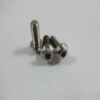 Titan Gr2 M4*10 ISO 7380 Hex Head titanium Bolt Screw titanium Fastener, titanium bike parts,free shipping