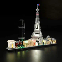 USB Light Set for Lego Architecture Paris 21044 Brick Building Blocks-(Not Included the Model)