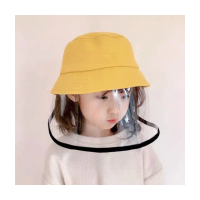 【漂亮小媽咪】漁夫帽防飛沫防疫面罩防疫帽兒童成人寶寶盆帽遮陽防曬