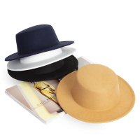 Dome imitation wool men's jazz top hat gentleman's hat big eaves women's hat hat embryo