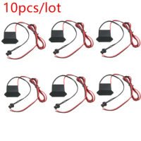 10pcs/lot DC 12V Neon EL Wire Power Driver Controller for 1-10M LED EL Wire Light Inverter Supply Adapter Flexible Wire Driver