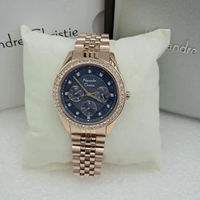 JAM TANGAN WANITA ALEXANDRE CHRISTIE ORIGINAL 2496 AC2496 AC 2496 ACF 2496-FULL ROSEGOLD STAINLESS D