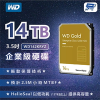 昌運監視器 WD威騰 金標 WD142KRYZ 14TB 3.5吋企業級硬碟【APP下單跨店最高22%點數回饋】