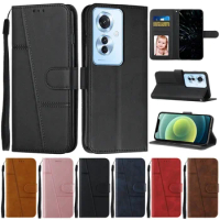 For OPPO Reno 11F Case Flip Wallet Book Cover on For Coque Oppo Reno11F Phone Case Reno 11F F25 Pro Leather Protective Fundas