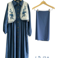 Gwenza dres set hijab fashion hijab ootd hijab modern casual