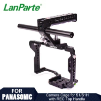 Lanparte Quick Release S1 / S1H Camera Cage with REC Control Top Handle for Panasonic