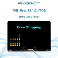 MACOUZI SEVEN PUPPY Brand New For Macbook Pro 13.3“ A1706 2016 - 2017 Year Retina LCD Screen Complete Full Assembly Replacement