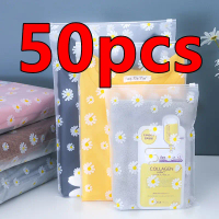 50pcs Daisy ziplock bag harga borong ziplock goodies bag ziplock bag borong Supplies