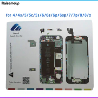 Magnetic Screw Mat For Apple iPhone 6 6S 7 8 plus 7p 8p X Professional LCD Screen Opening repair tools Mat Work Guide pad