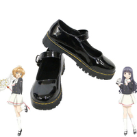 อะนิเมะการ์ดแคปเตอร์ซากุระคอสเพลย์รองเท้าสาว JK รองเท้าผู้หญิงสากลโลลิต้ารองเท้าญี่ปุ่นชุดนักเรียนรองเท้า