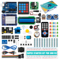 Super Starter Kit for UNO R3 Project with Tutorial Compatible for Arduino IDE DIY Electronic Kit