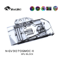 Bykski Full Cover RGB GPU Water Cooling Block with Backplate for GIGA RTX3070 GAMING OC N-GV3070GMOC-X
