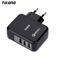 Tikono USB Charger Qualcomm Quick Charge 3.0 Fast Charger for Samsung LG Xiaomi 3 Ports 5V 4.2A Qualcomm Quick Charge 3.0