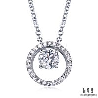 點睛品Infini Love Diamond-Iconic系列 0.3克拉18K金鑽石項鍊