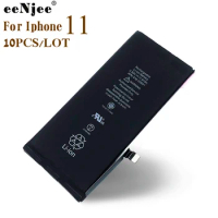 EENJEE 10pcs/Lot Seal Oem Real Capacity Smart Phone Battery For Apple iPhone 11 ORG Capacity High Quality Li-ion Polymer
