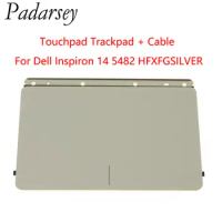 Padarsey Replacement Laptop Touchpad Trackpad + Cable Silver For Dell Inspiron 14 5482 HFXFGSILVER