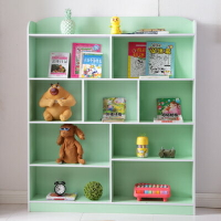 玩具儲物架 卡通兒童書架落地經濟型簡易置物架小學生書櫃書櫥玩具收納整理架『XY121』