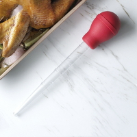 創意硅膠火雞調料泵燒烤烹飪調料雞泵醬料注射器油料針滴油調料管