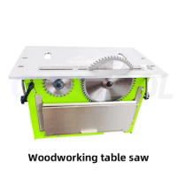 Electric Dust-Free Composite Wood Table Saw Multifunctional Woodworking Sliding Table Saw Integrated Precision Cut Saw