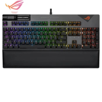 Asus Rog Strix Flare II Rgb Game Mechanical Keyboard Cherry Mx Switch Customizable Lighting Ktl Detachable Palm Rest Ergonomics