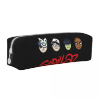 Band Gorillaz Pencil Case Cute the legend of Dayak house Pen Box Bag Student Large Storage Office Gift Pencilcases
