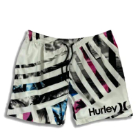 Hurley elastic quick drying men's beach pants casual loose vacation Southeast Asian oversized shorts