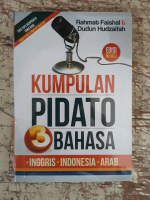 Buku Kumpulan Pidato 3 Bahasa (Inggris Indonesia Arab)