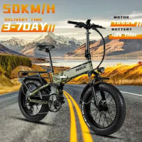 Electric Bike 1000W Powerful Motor 48V17Ah Lithium Battery Folding E bike 20*4.0 Inches Fat Tire Bike Mountain Electric Bicycle