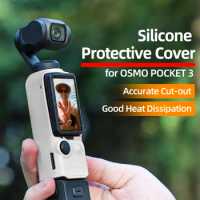Pocket 3 Soft Silicone Camera Case Carrying Protect Cover Protective Bags for DJI OSMO Pocket 3 Vlog Camera Accessories