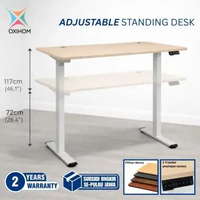Oxihom T1 [ FULL SET ] Meja Gaming Meja Computer Naik Turun Hidrolik Standing Desk Ergonomic Desk He