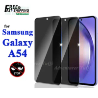 Anti Spy Screen Protector For Galaxy A54 Samsung Tempered Glass Privacy Peep Scratch 9H Case Friendly Fast Free Shipping
