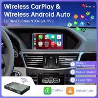 Wireless CarPlay for Mercedes Benz E-Class W212 E Coupe C207 2012-2016 with Android Auto Mirror Link AirPlay Car Play Function
