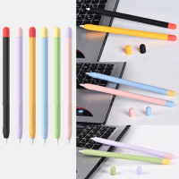 For Apple Pencil 2 Case Protective Cover Soft Silicone Tablet Pencil Portable Touch Stylus Pen Pouch For Apple Pencil 2nd