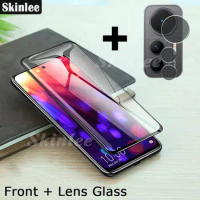 Skinlee 2 in 1 For Xiaomi 12T Pro Screen Protection Tempered Glass Protector Lens Protection Film For Xiaomi 12S Ultra 12 Lite
