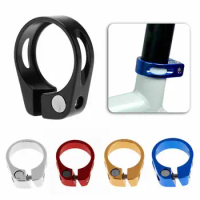 Road Bike MTB Bike Front Derailleur Quick Release Tube Clip Cycling Seatpost Clamp Sitting Rod Clamp Clamp ring Bike Seat Clamp