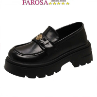 Giày Oxford thời trang nữ FAROSA - H56 giày nữ cổ thấp da lỳ cao cấp đế 5cm mẫu mới cực hót trend
