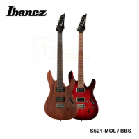 IBANEZ S521 BBS / S521 MOL Electric Guitar Play Professionally Music Equipment Fixed Bridge 6 String 24 Fret Electric Guitar Set